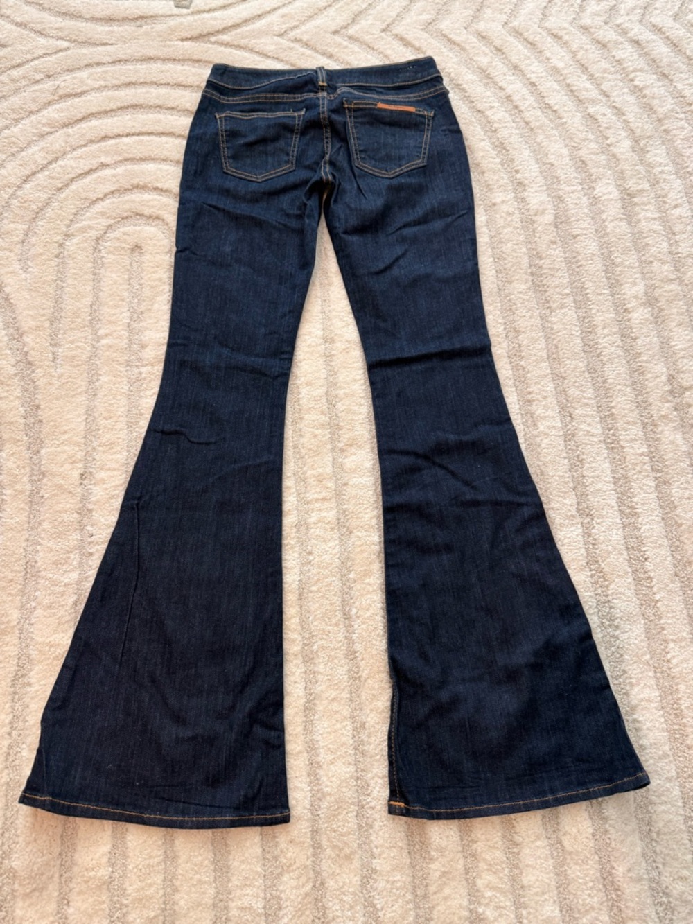 True Religion Dark Indigo Flare Jeans - Picture 5 of 8